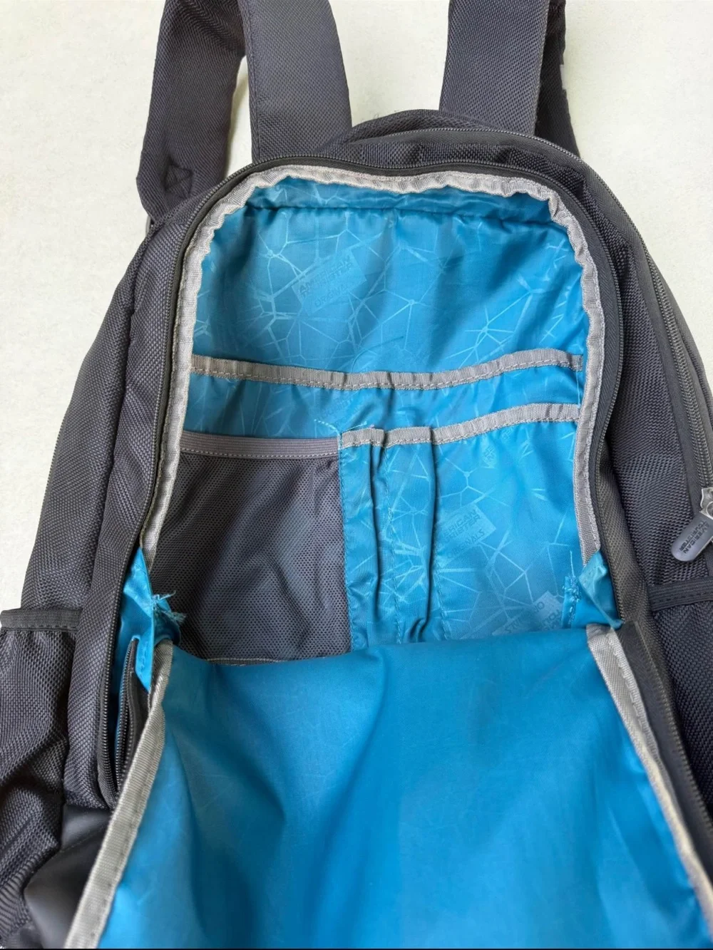 American Tourister Black Backpack with Padded Straps